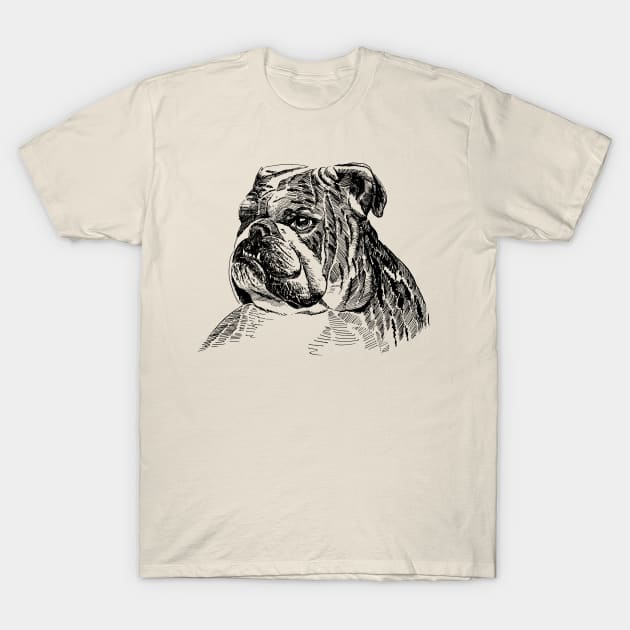 english bulldog T-Shirt by VicaVeresk